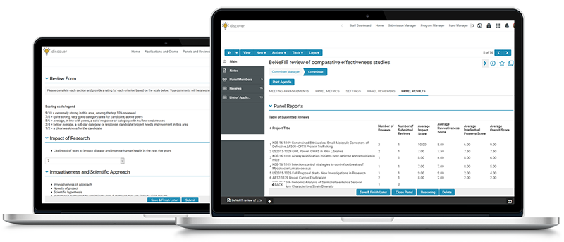 Discover's Committee Manager module helps keep the review process transparent and auditable