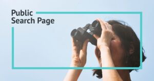 Public Search Page: Transparency and accessibility take center stage