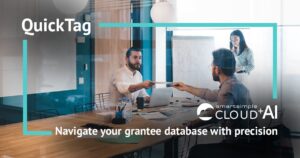 SmartSimple Cloud +AI’s QuickTag: An enhanced way to navigate your grantee database