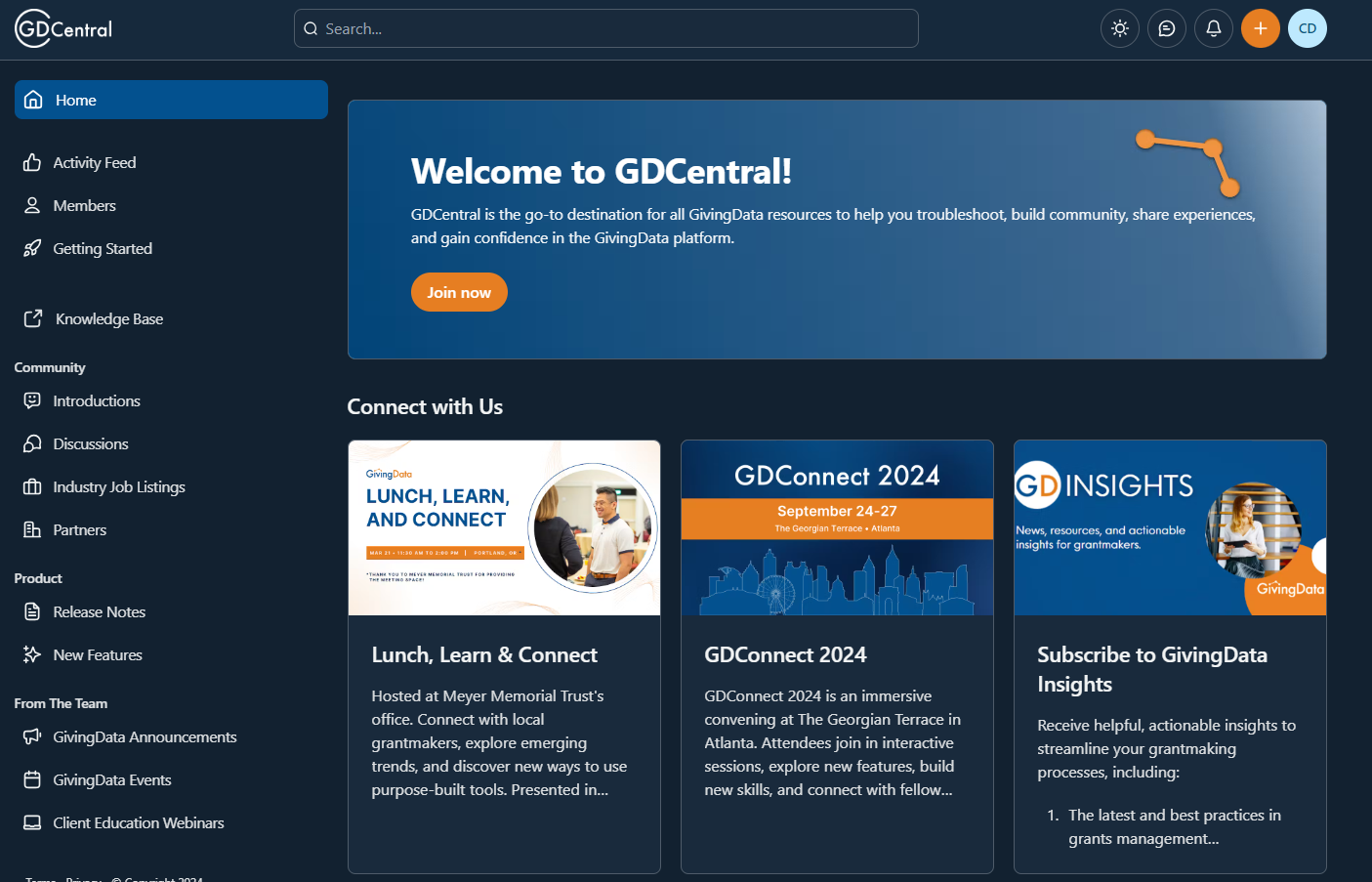 GDCentral screenshot