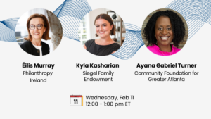 Grantmakers kickoff webinar